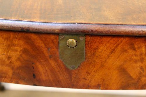 GEORGIAN MAHOGANY KIDNEY SHAPED DESK - ADDITIONAL PHOTO 7