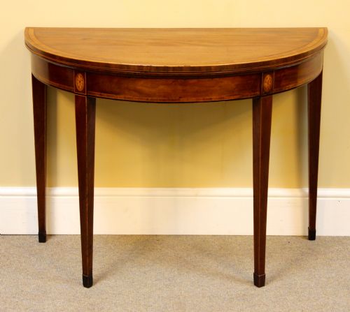 REGENCY MAHOGANY CARD TABLE