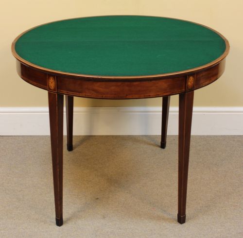 REGENCY MAHOGANY CARD TABLE - ADDITIONAL PHOTO 4