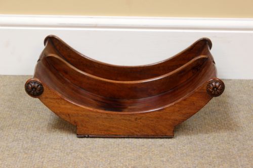 GEORGIAN MAHOGANY CHEESE COASTER