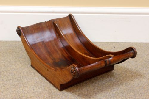 GEORGIAN MAHOGANY CHEESE COASTER - ADDITIONAL PHOTO 2