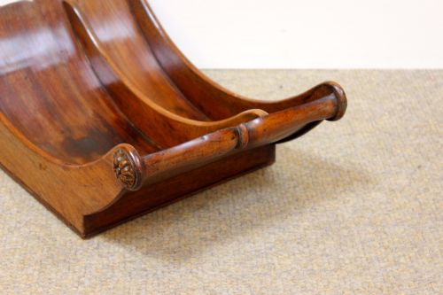 GEORGIAN MAHOGANY CHEESE COASTER - ADDITIONAL PHOTO 4