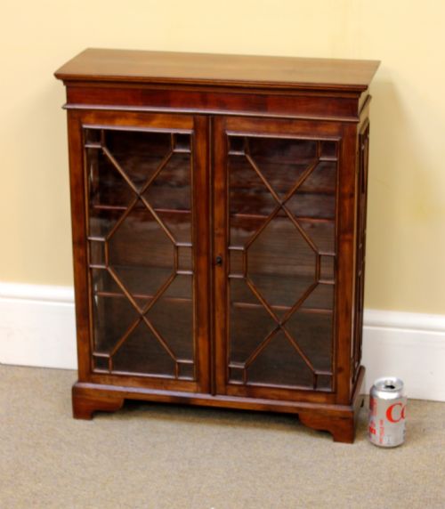 19thc. Mahogany Miniature Display Cabinet
