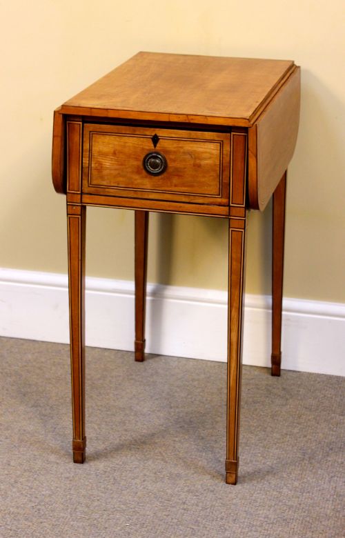 Regency Satinwood Drop Flap Table