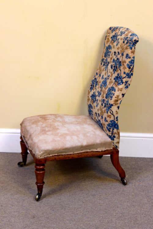 19thc. Satinwood Nursing Chair
