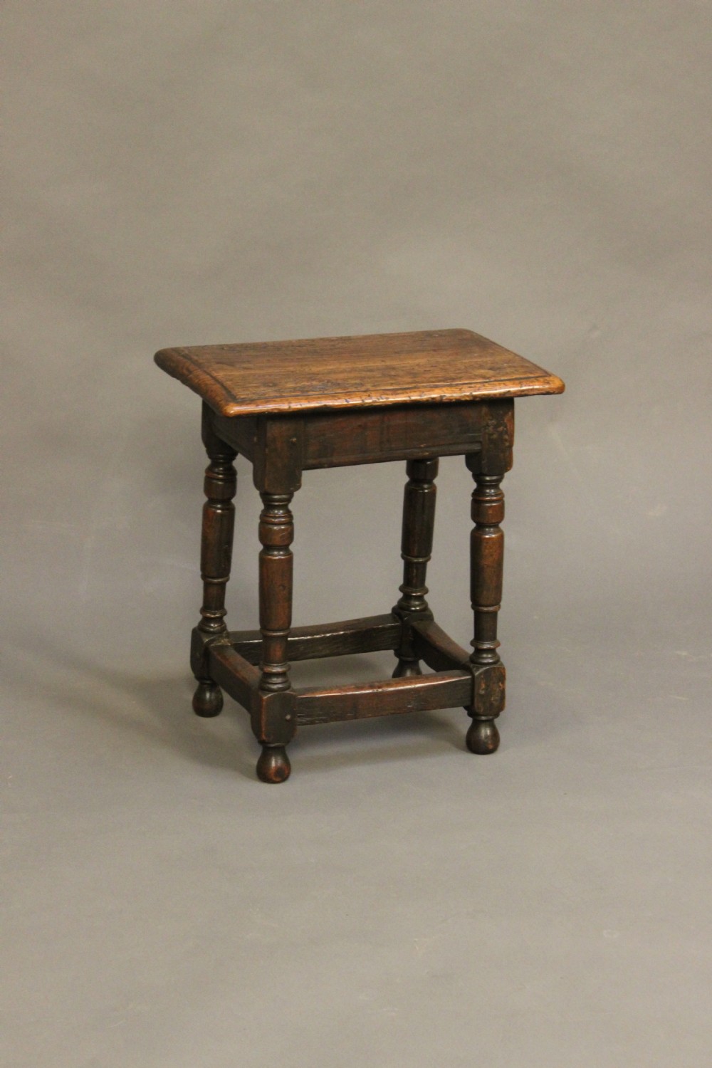 18thc Oak Joint Stool 
