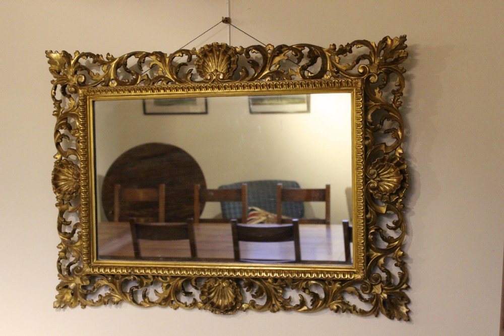 Pair of 19th Gilded Mirrors