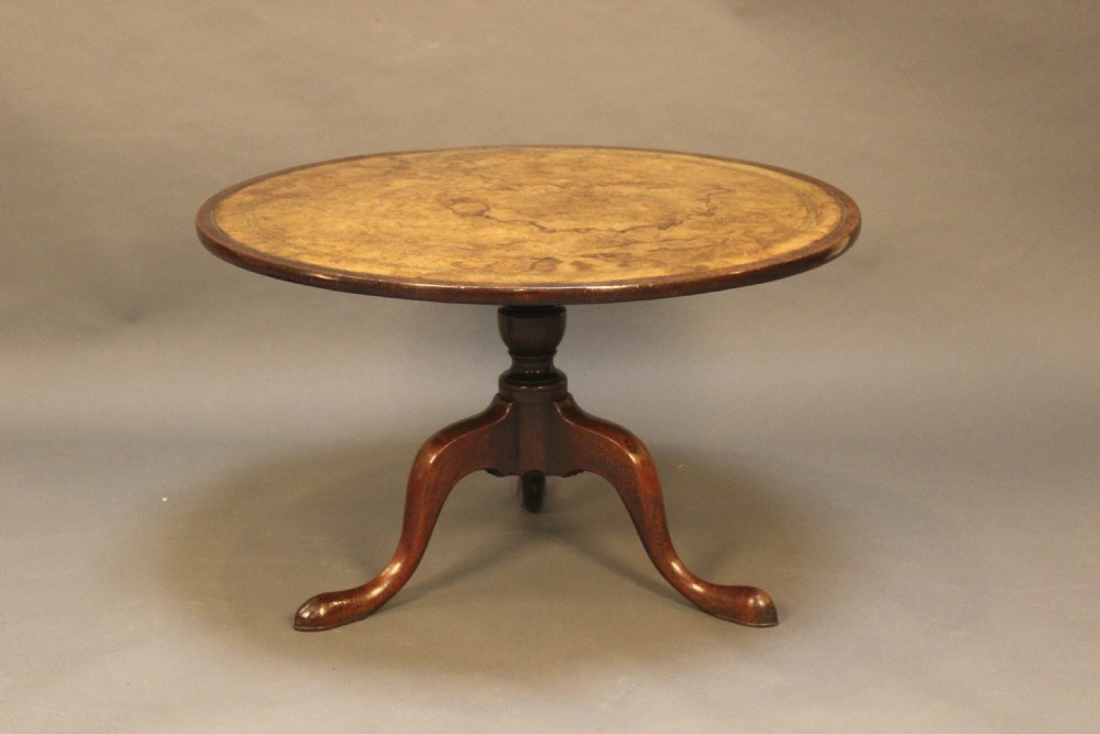 19thc Mahogany Tripod Coffee Table