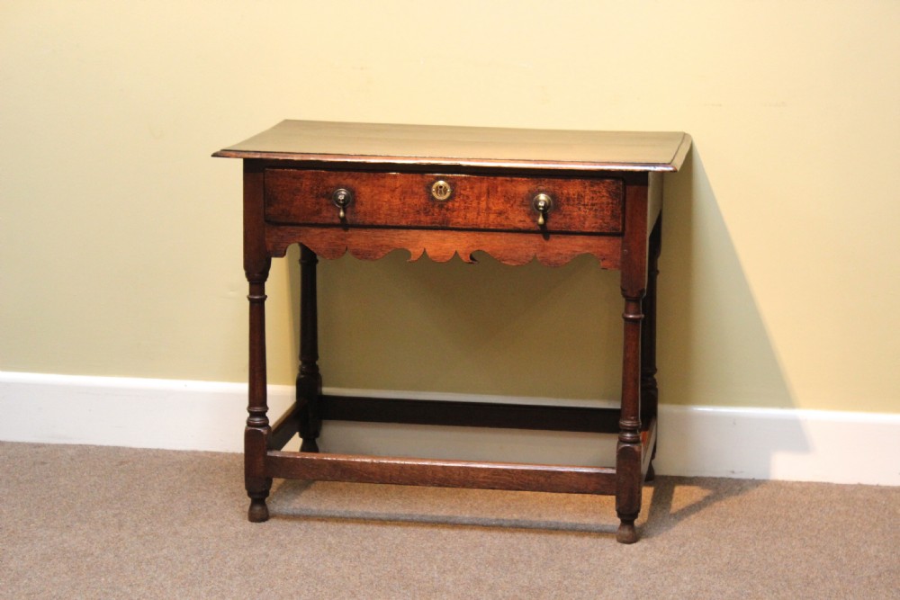 An 18thc Oak Side Table 
