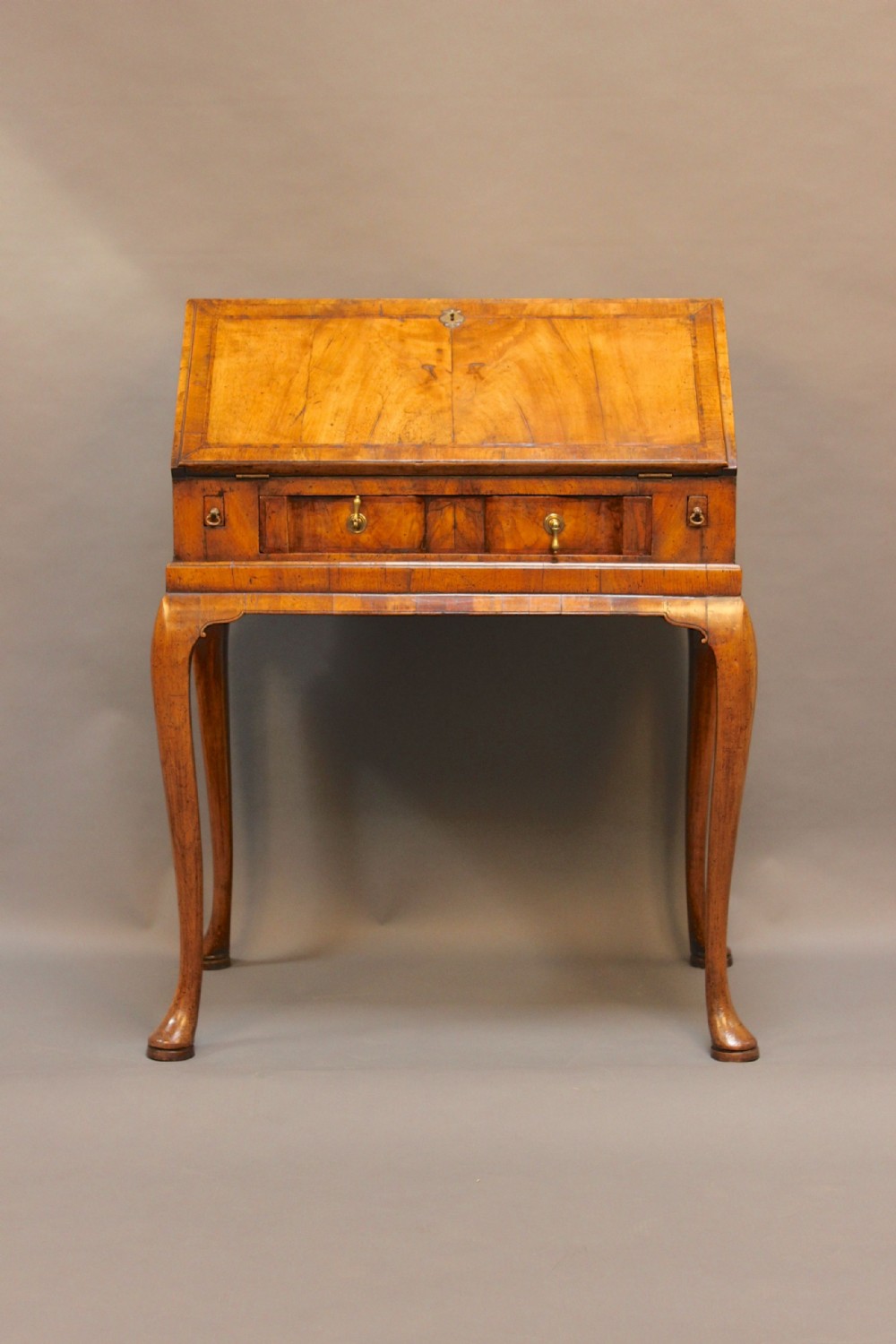 A Late 19thc Walnut Bureau