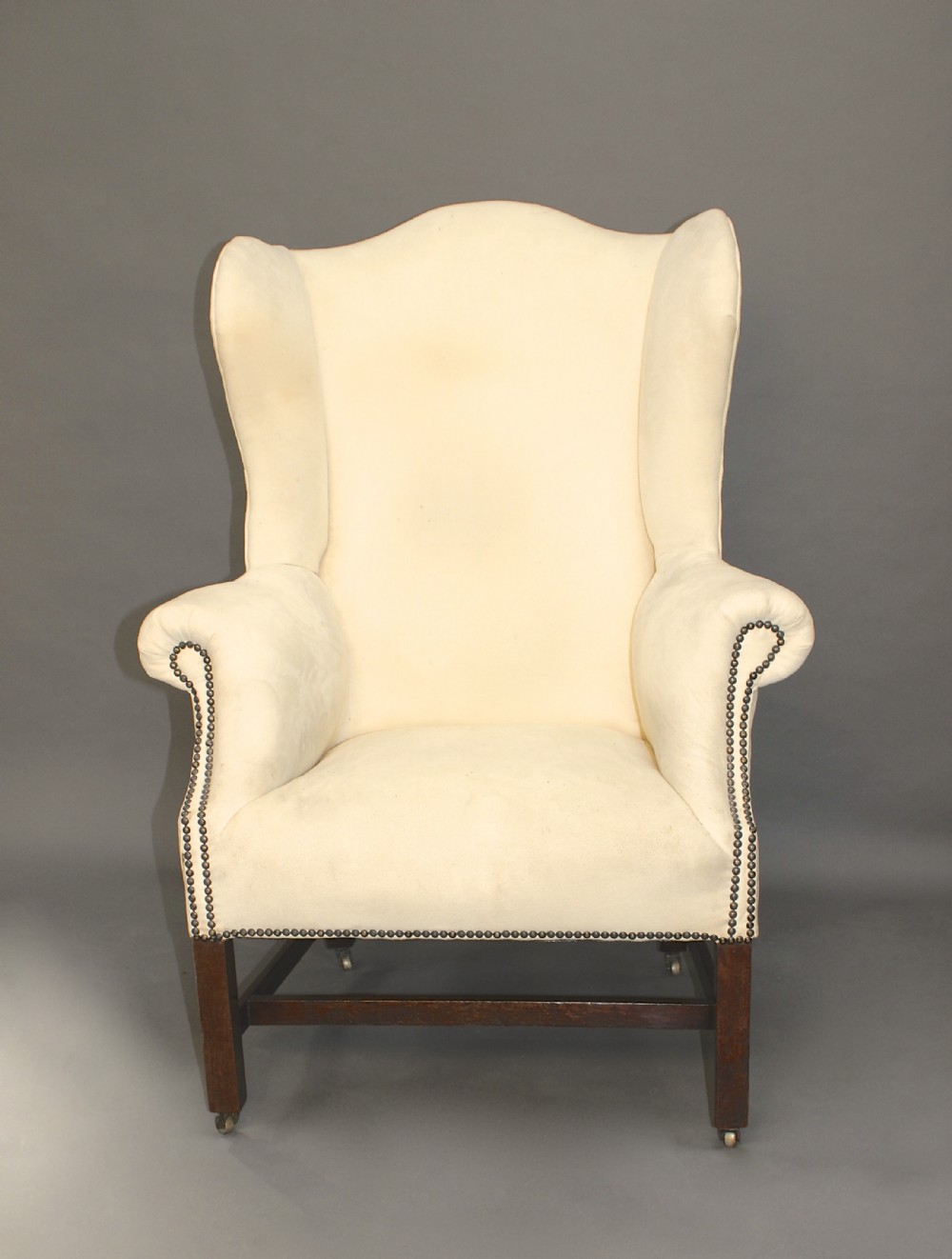 A Late 19thc Wing Armchair 