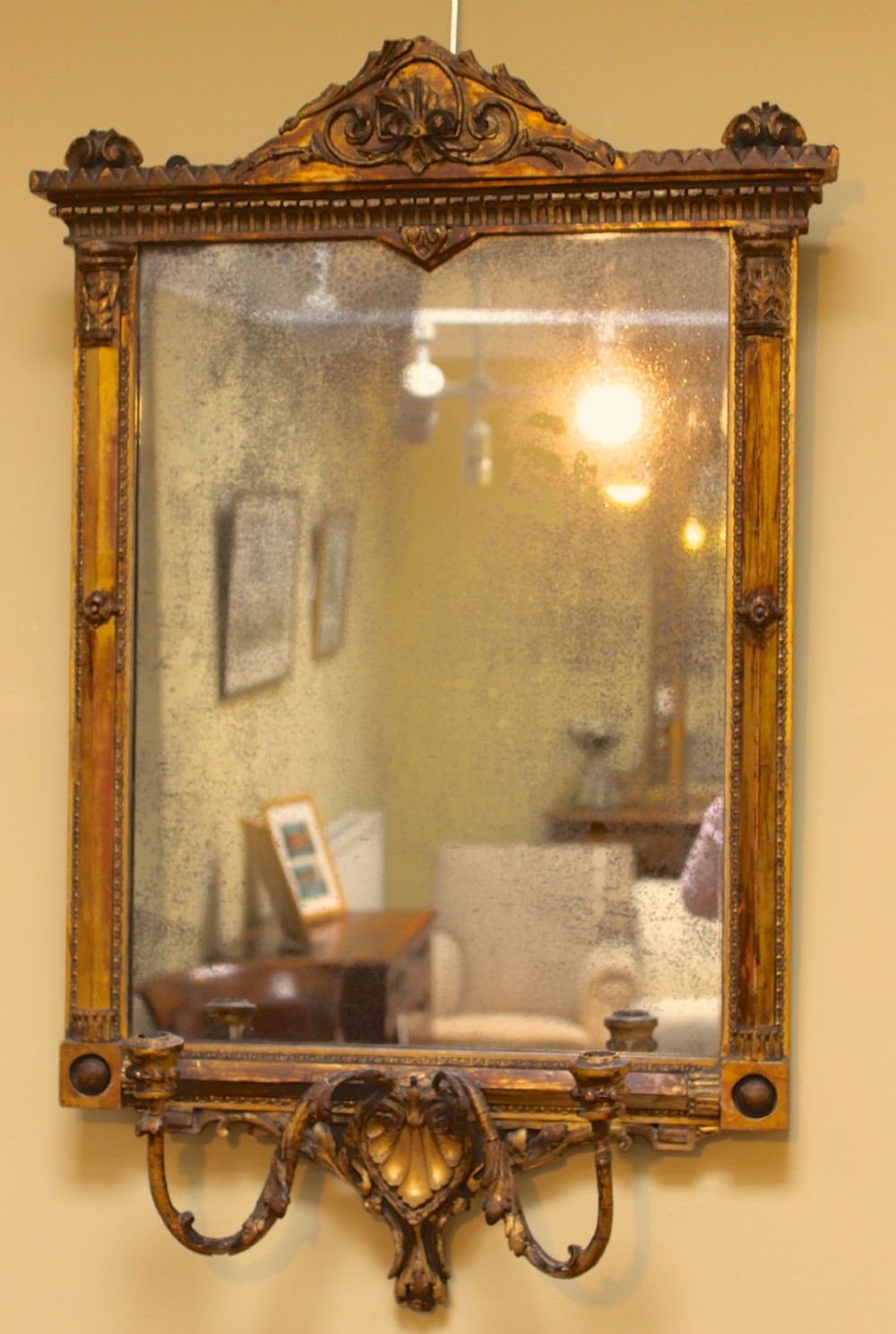 A 19thc Gilded Mirror