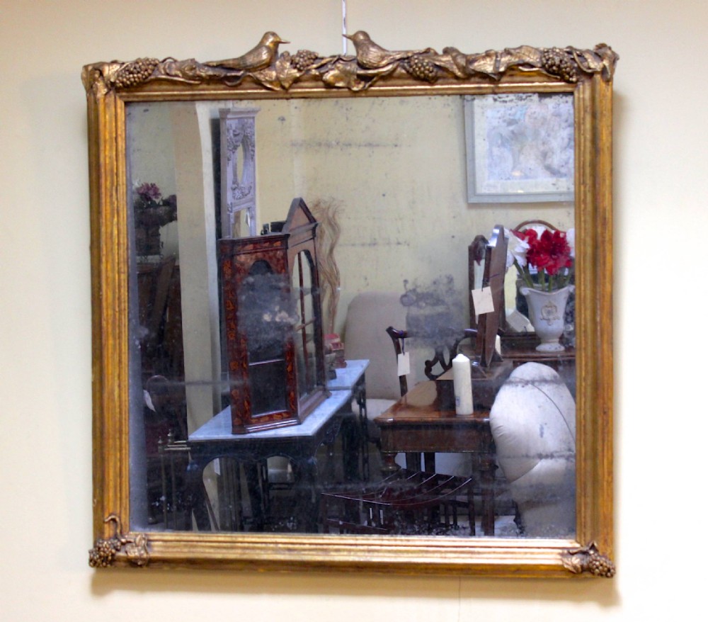 An Early 19thc Gilt Framed Mirror