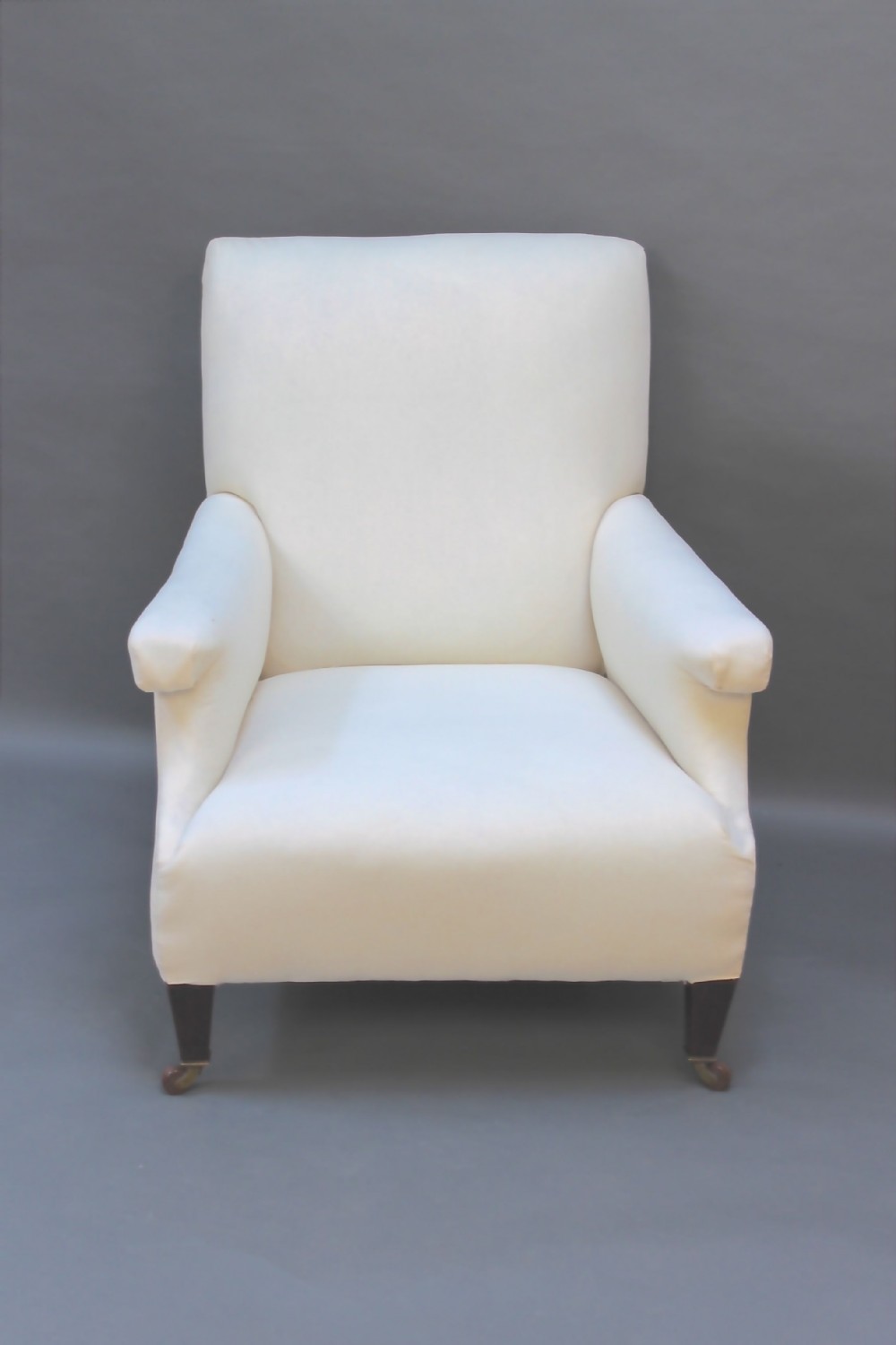 Generous 19thc Open Armchair
