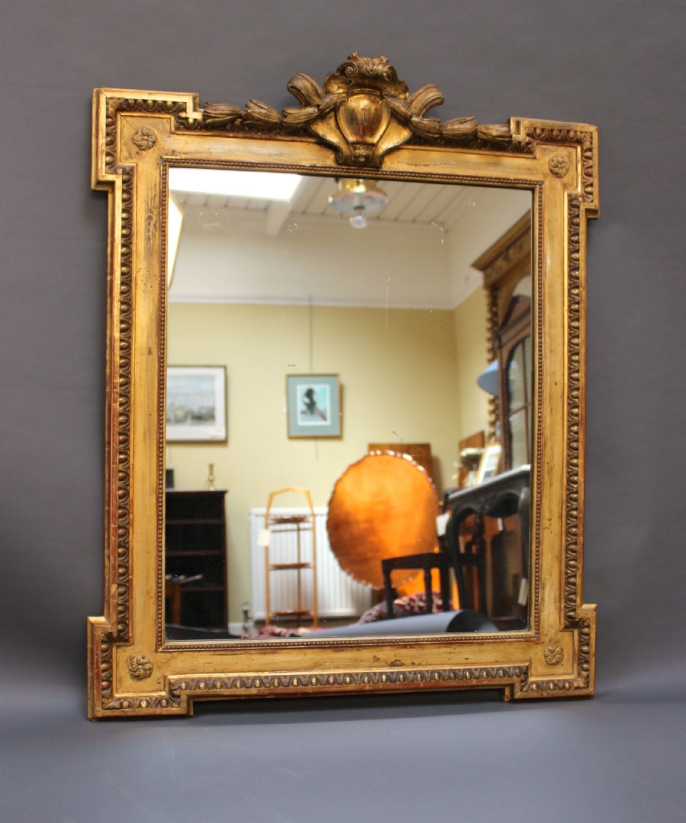 19thc Water Gilded Mirror