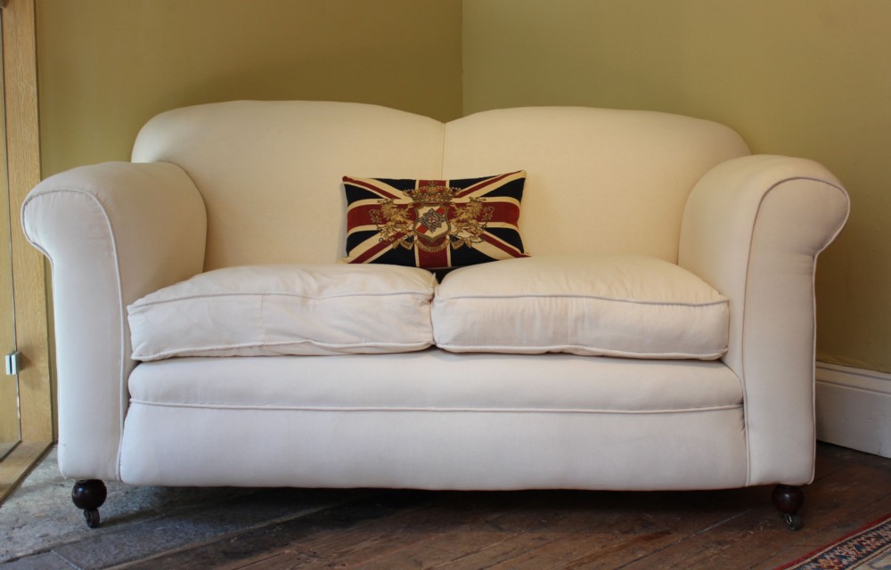 19thc Mahogany 2 Seater Sofa 