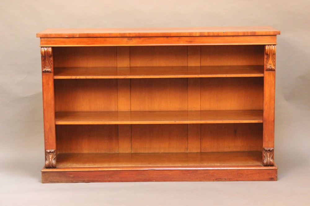 A Fine Mahogany Open Bookcase