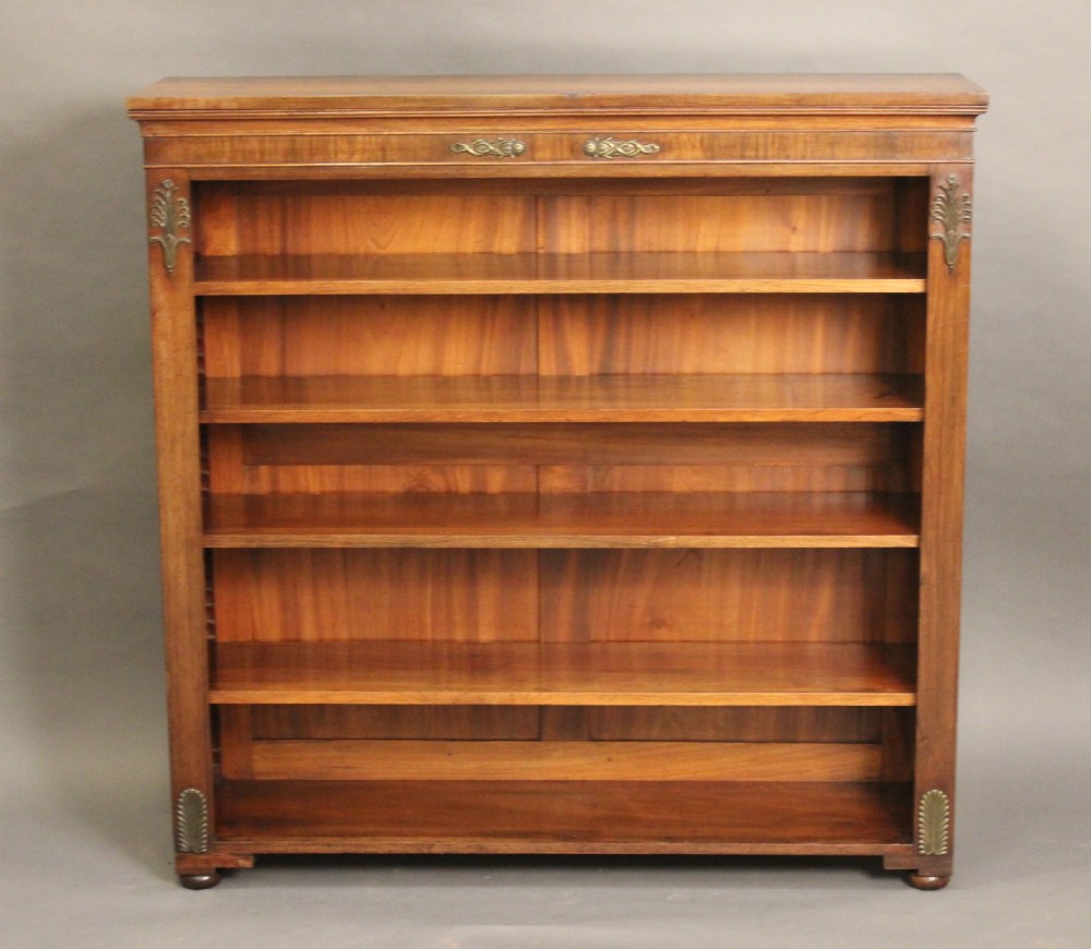 Regency Rosewood Open Bookcase 