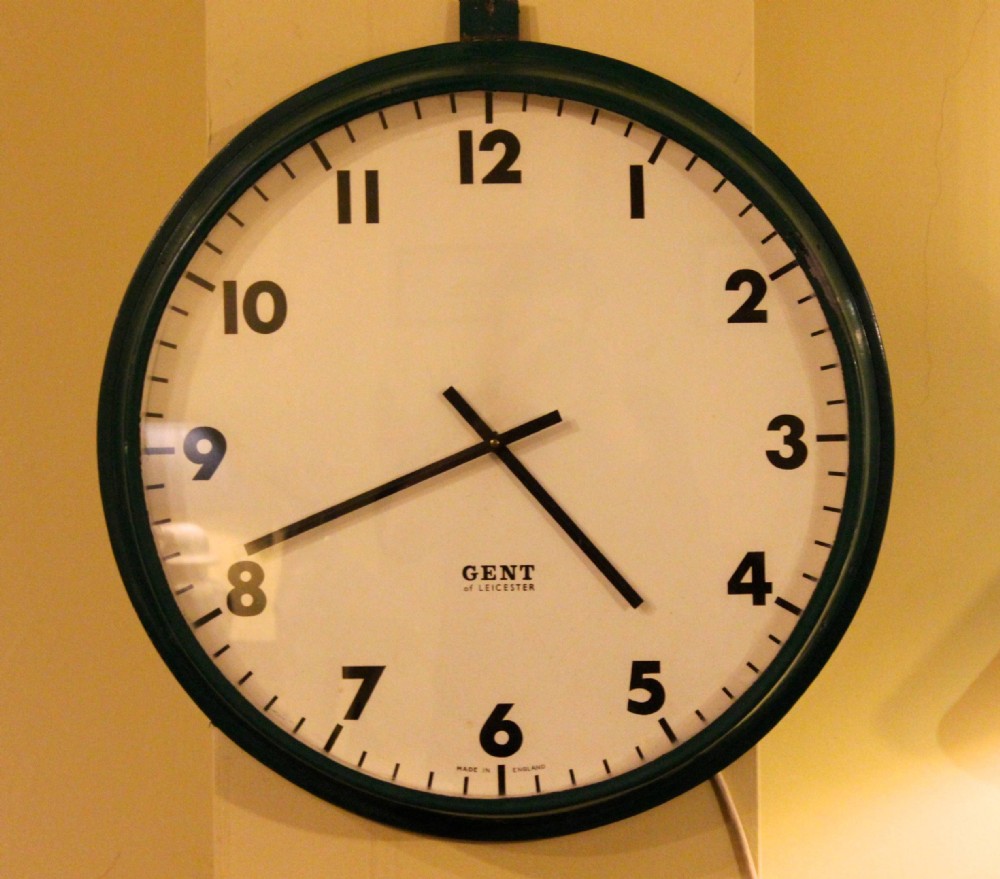 Early 20thc. Station Clock