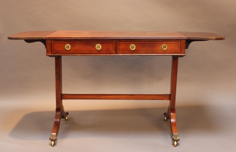 A 19thc. Small Mahogany Sofa Table