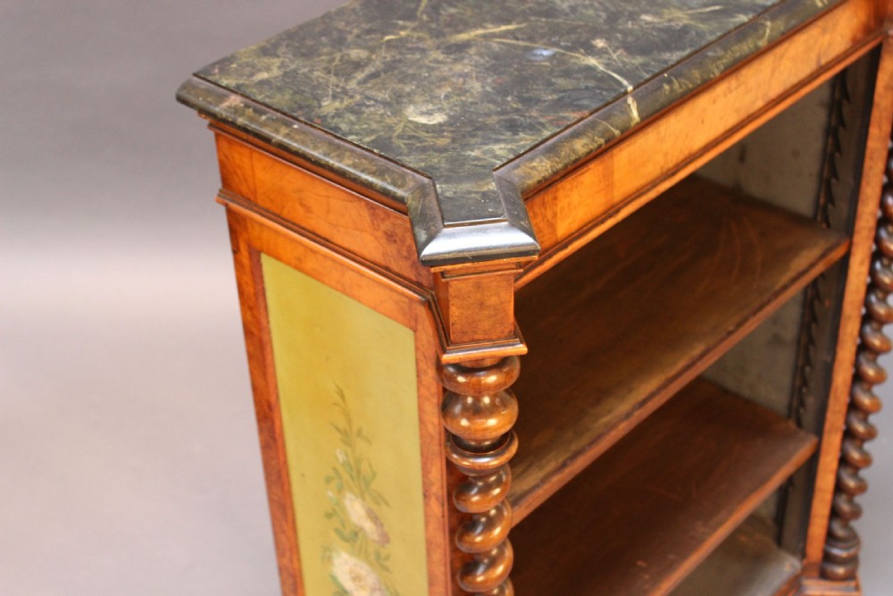 A Pair of 19thc. Walnut Bookcases View IV
