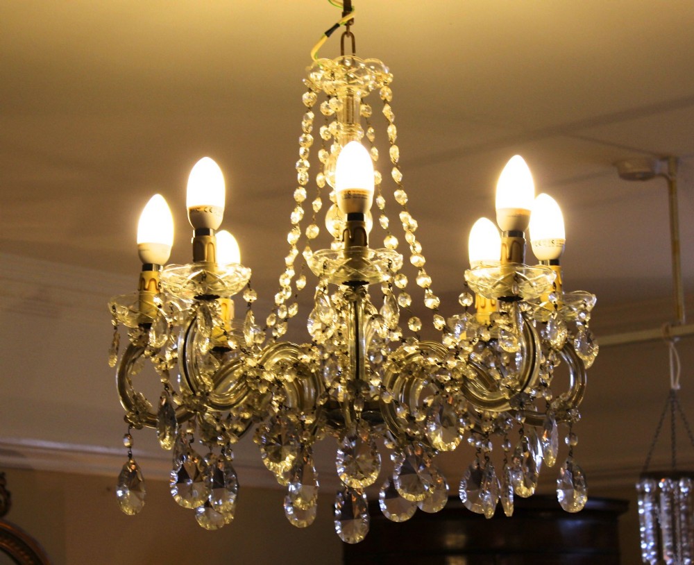 An Eight Branch Chandelier  