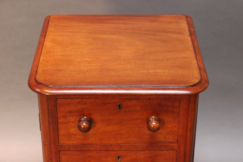 A Pair of Mahogany 19thc. Bedside Cupboards  View V