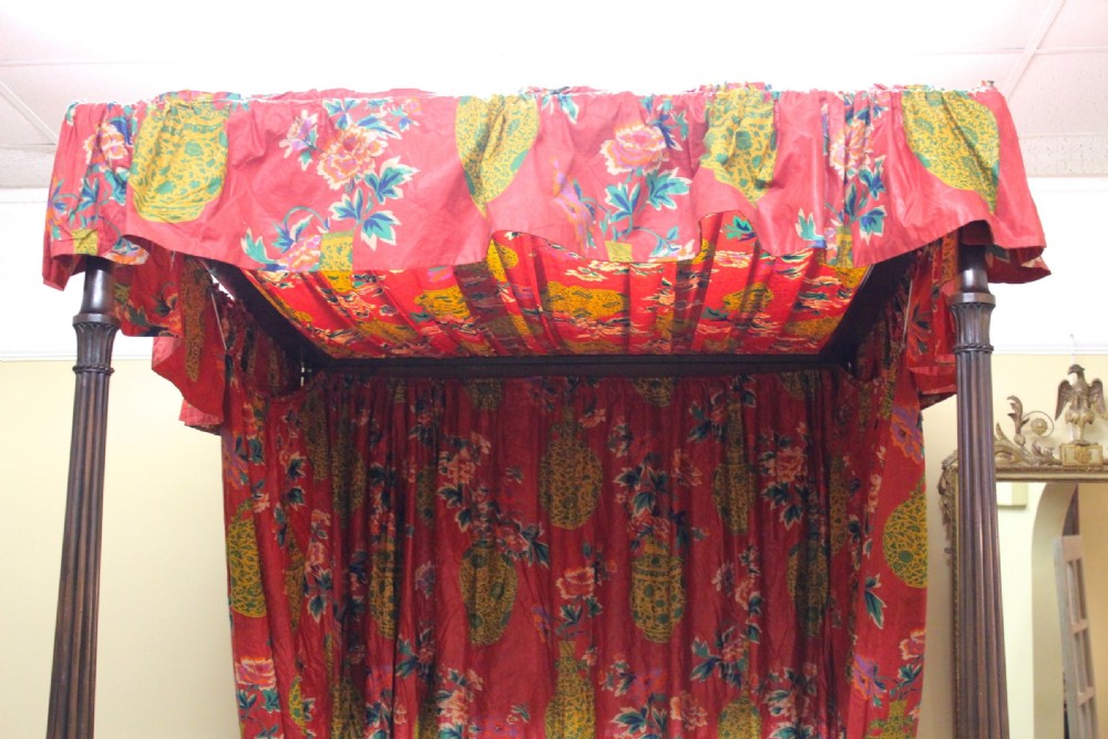 A 19thc. Mahogany Four Poster Bed View VI