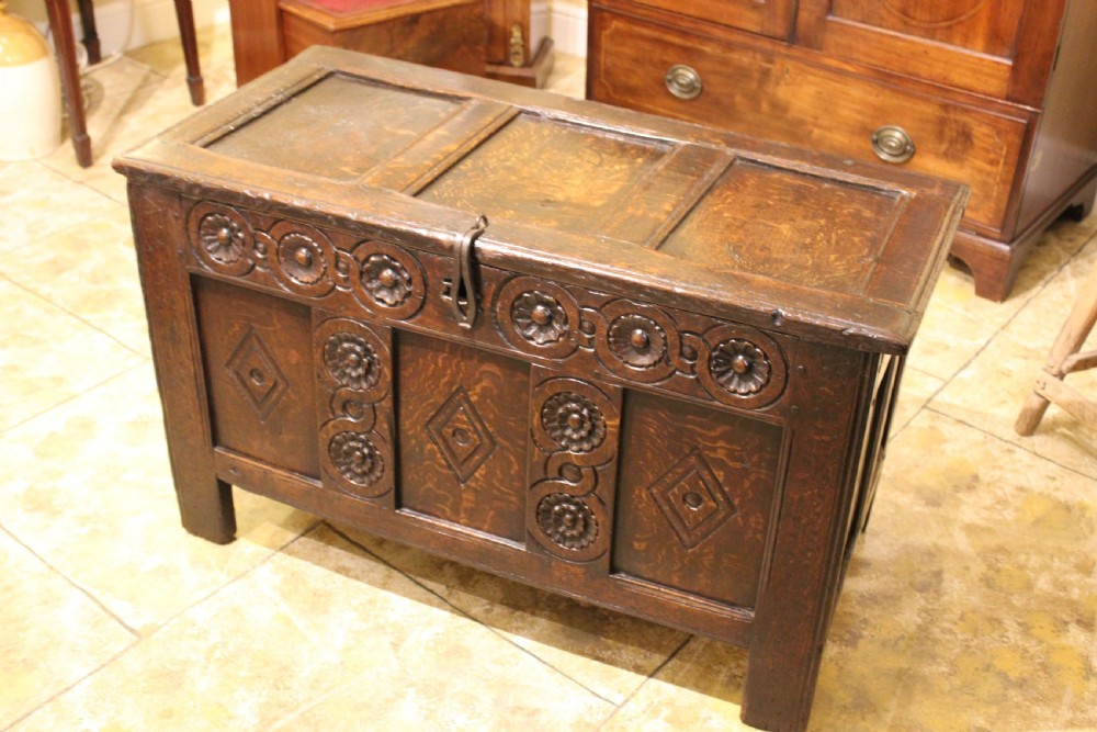 Early 18thc. Oak Coffer View II