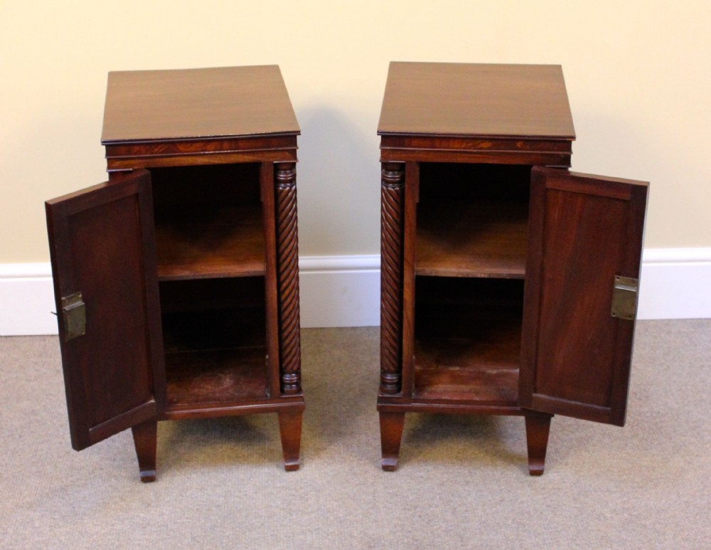 Pair of Regency Bed Side Cupboards