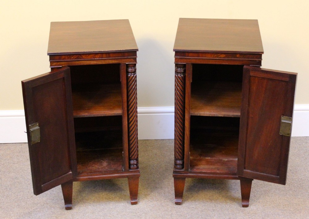 Pair of Regency Bed Side Cupboards View VI