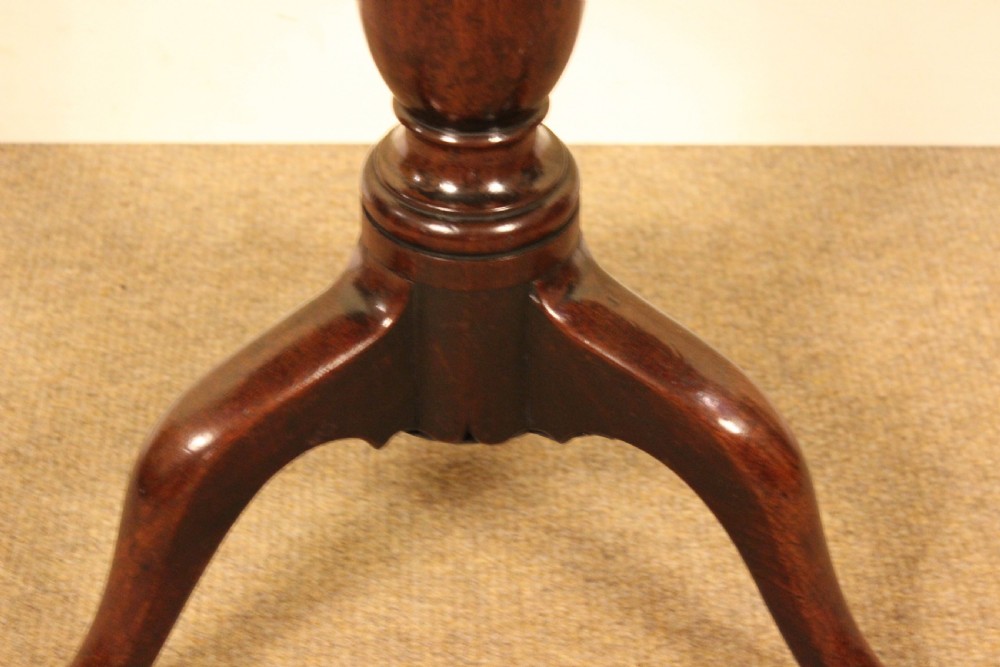 18thc. Mahogany Tripod Table View III
