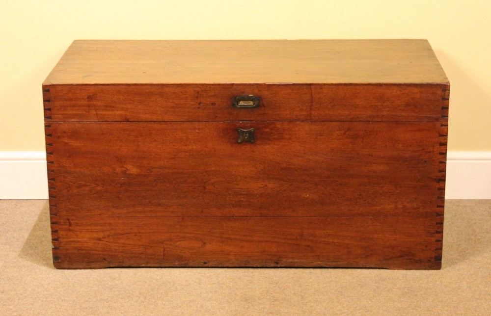 19thc. Teak Chest