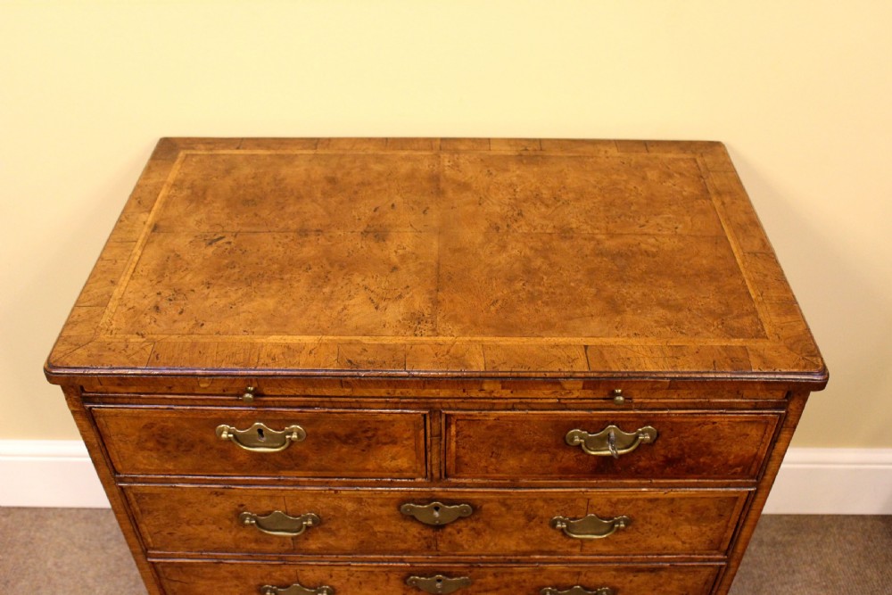 Small 18thc. Style Walnut Chest of Drawers View II