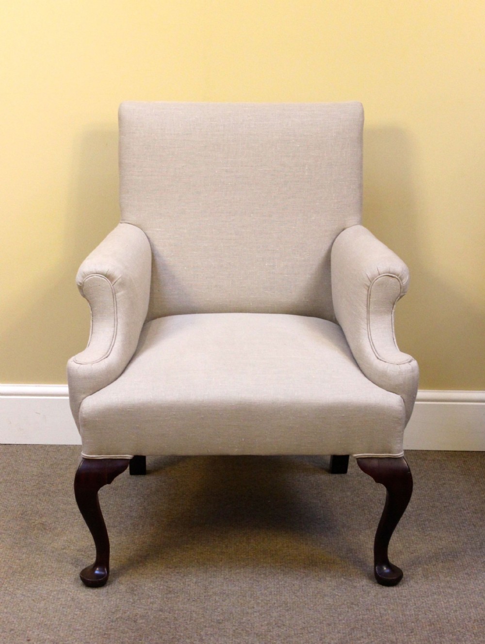 19thc. Walnut Armchair