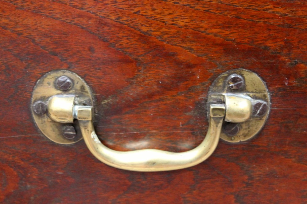 18thc. Teak Brass Bound Box View VII