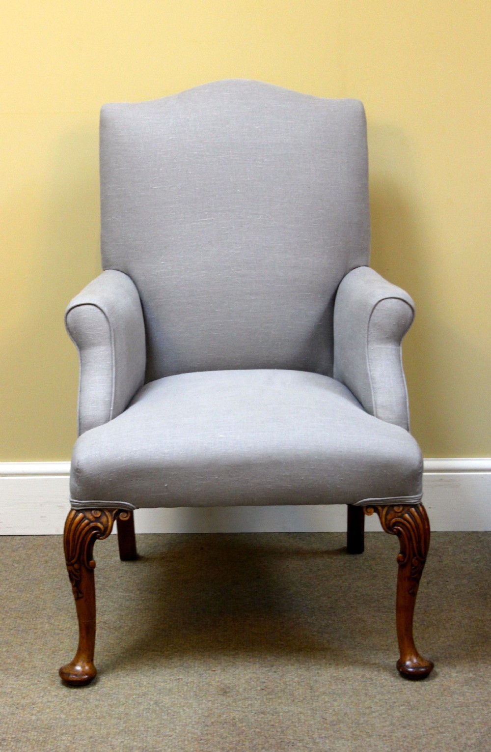19thc. Walnut Armchair