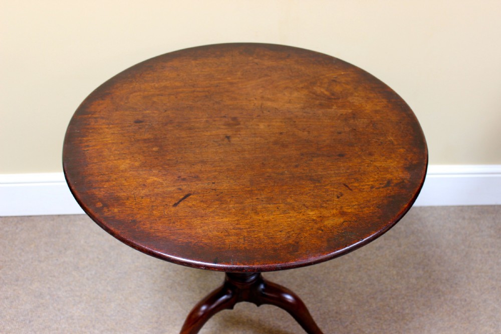 A Wonderful Early Mahogany Tripod Table View III