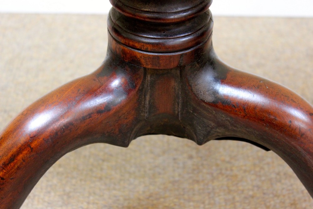A Wonderful Early Mahogany Tripod Table View VI