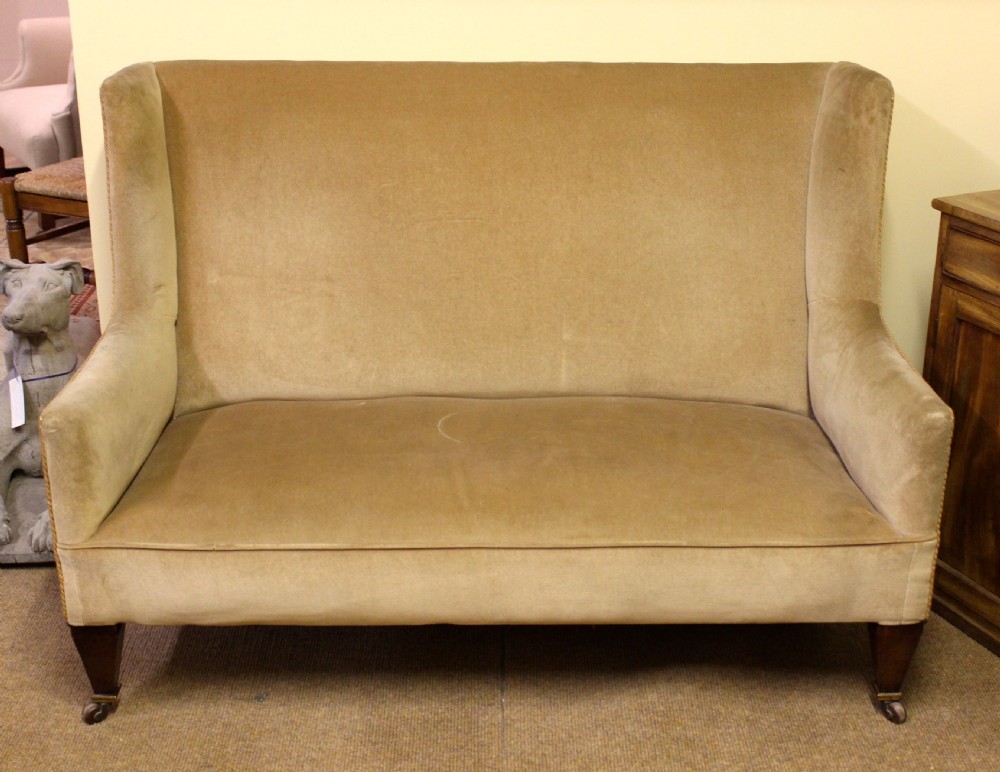 Late 19thc. Mahogany Sofa 