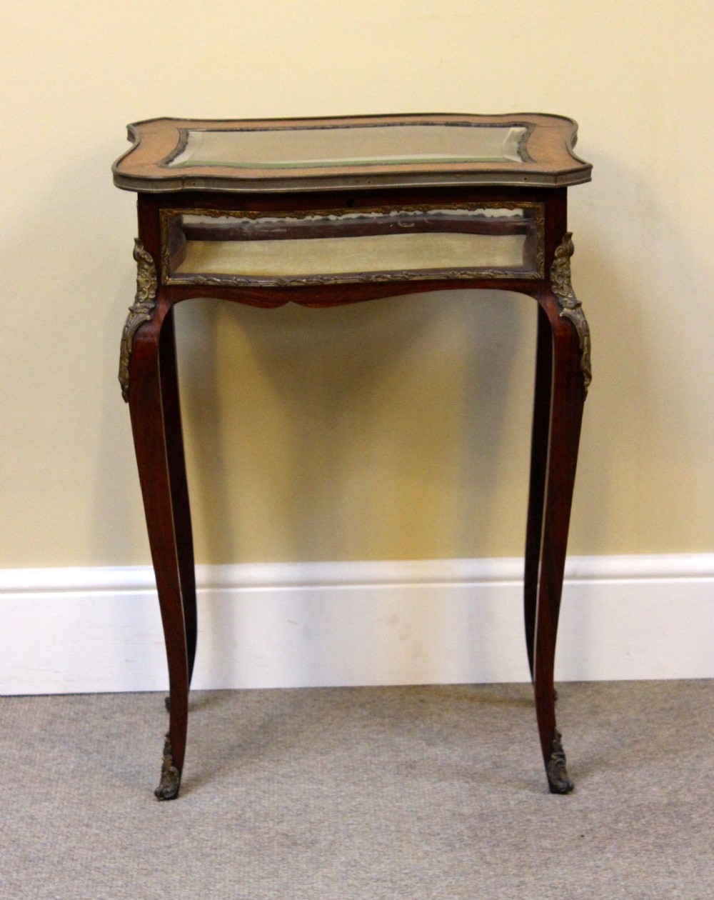 19thc. Rosewood Bijouterie Display Table