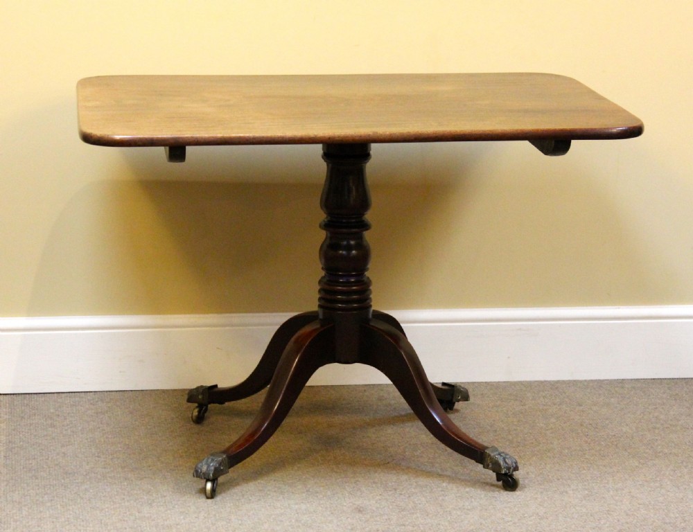 19thc. Mahogany Tripod Table