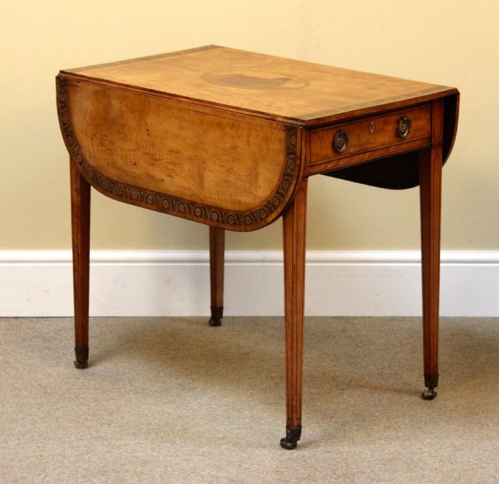Late Georgian Satinwood Pembroke Table