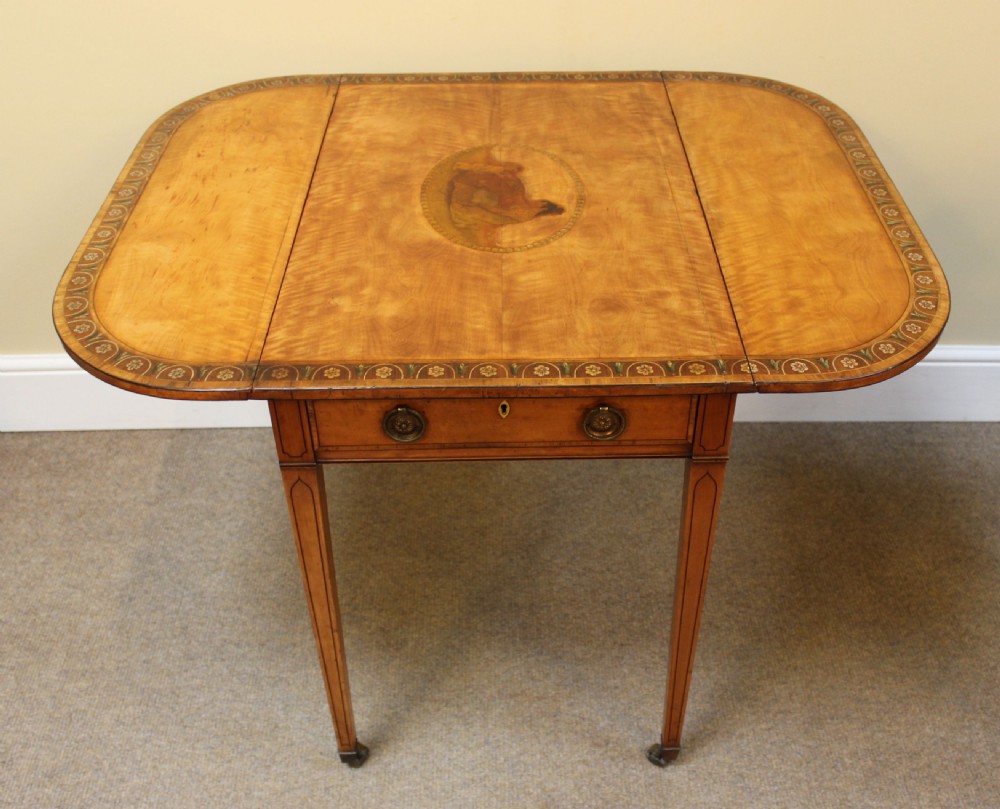 Late Georgian Satinwood Pembroke Table View IV
