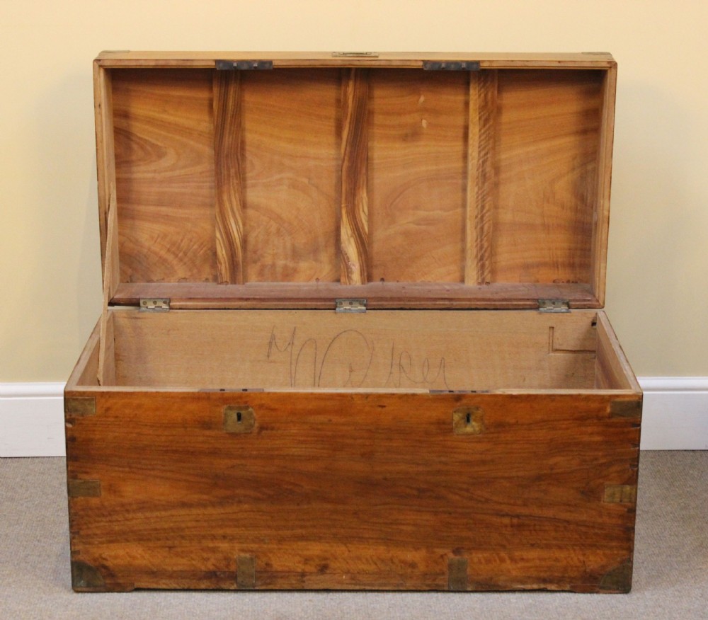 Late 19thc. Camphor Wood Chest View V