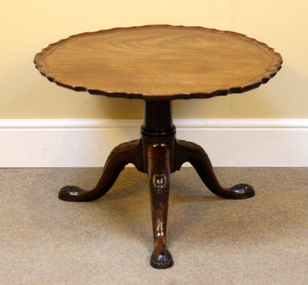 18thc. Mahogany Tripod Coffee Table