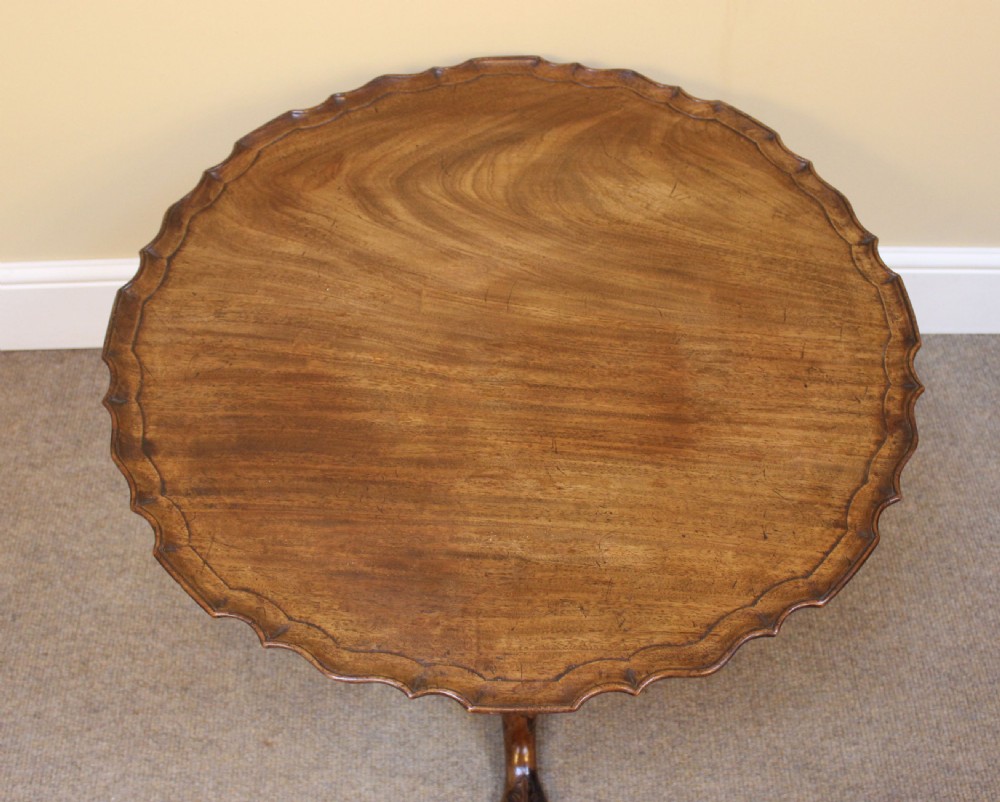 18thc. Mahogany Tripod Coffee Table View II