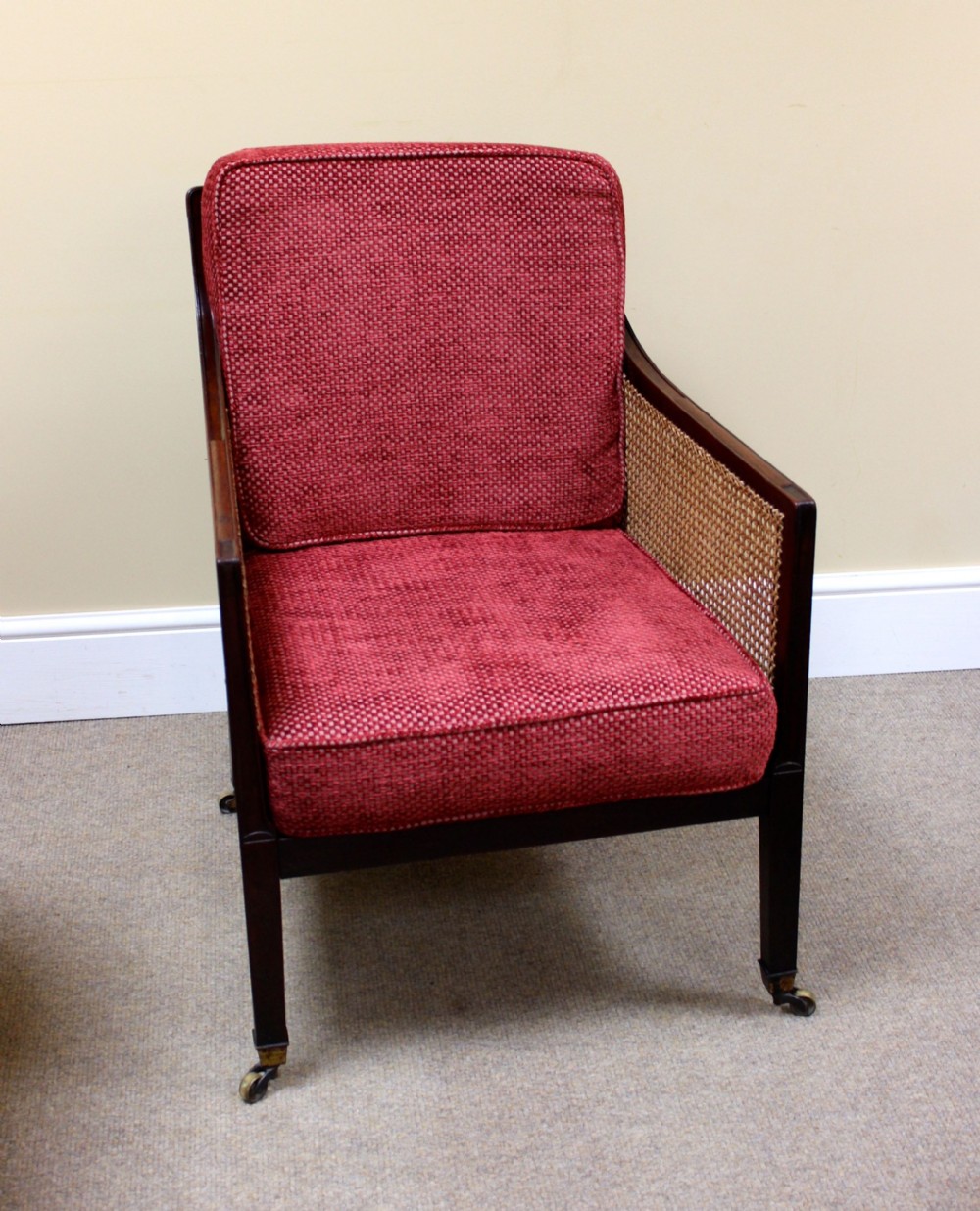 19thc Mahogany Bergere Chair