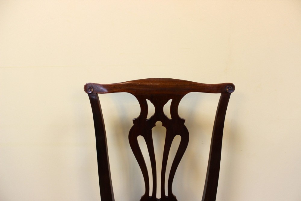 Set of Six 19thc Mahogany Dining Chairs View IV