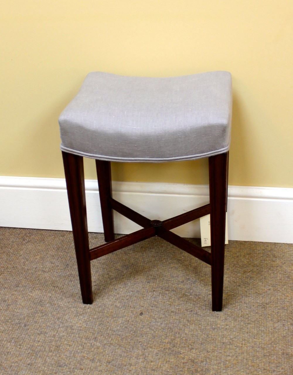 19thc. Mahogany Stool